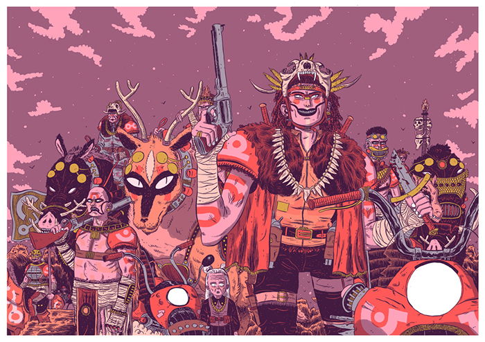 Lak'An Tribe Screenprint